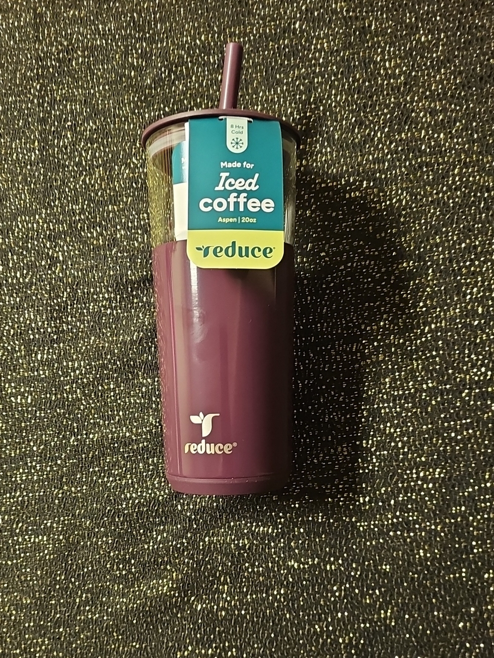 Reduce Aspen Insulated Iced Coffee Tumbler - Plum